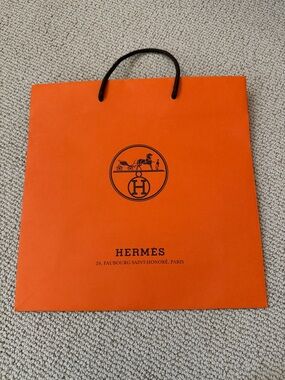 Hermes Medium Sized Paper Shopping Bag